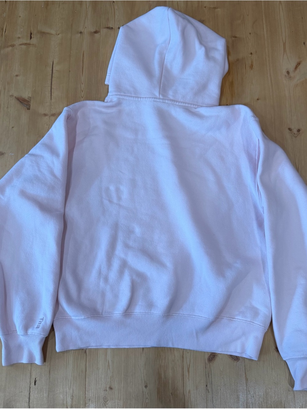 TNA perfect fit XS Light Pink Hooded Sweatshirt - Picture 4 of 6